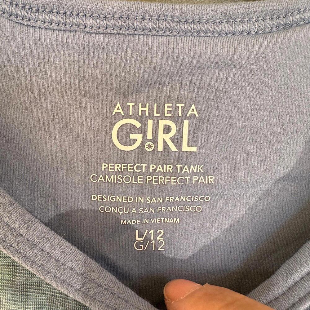 Athleta Girl Perfect Pair Tank Large 12 - Picture 2 of 3